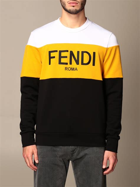 fendi crewneck sweatshirt|FENDI Hoodies for Men .